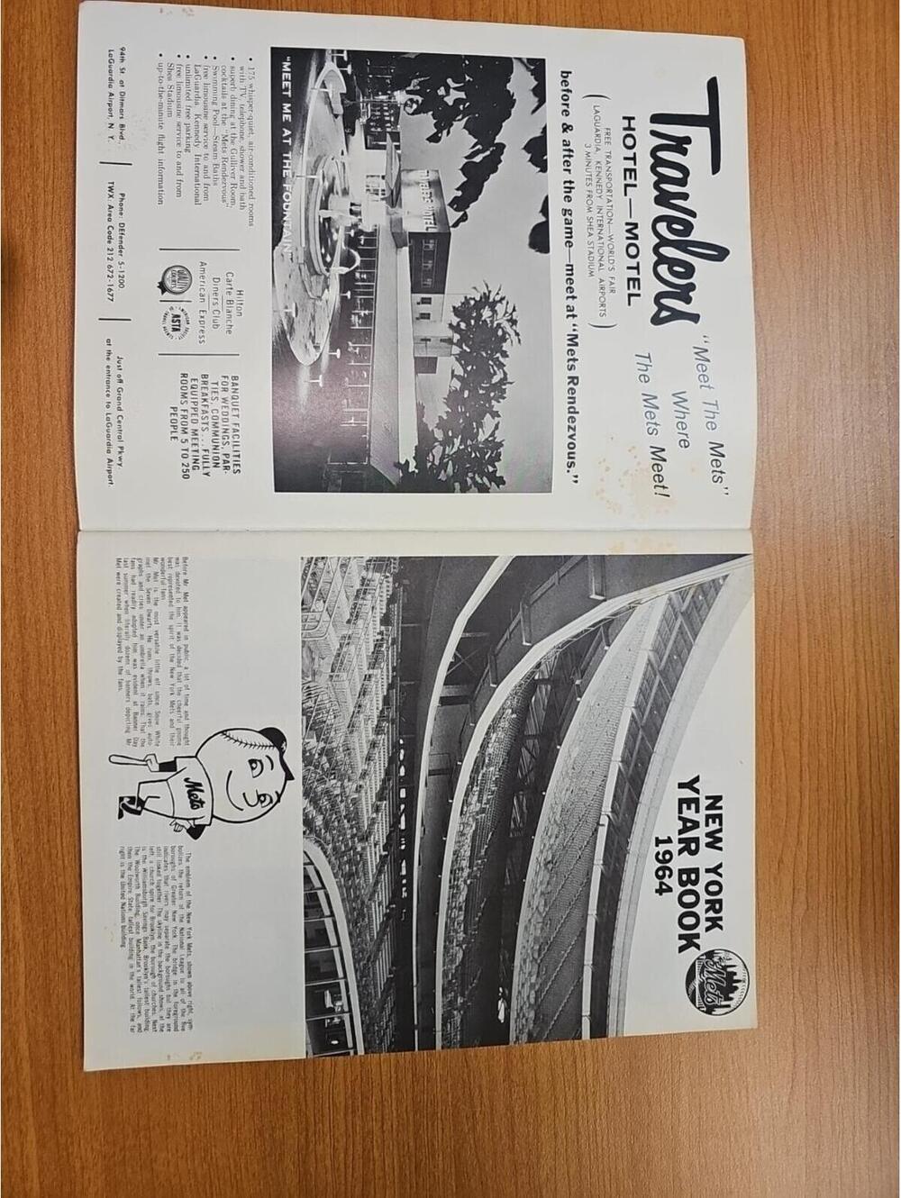 1964 New York Mets Yearbook- First Edition Shea Stadium EXCELLENT CONDITION - Picture 4 of 6